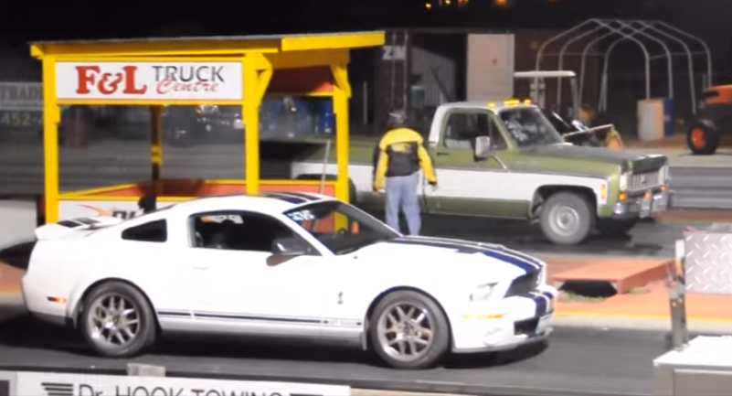 74 pickup beats 08 mustang