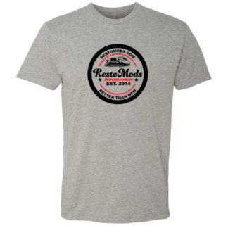 Grey RestoMods Retro Fit - Logo T-Shirt