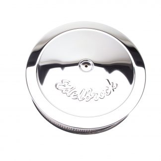 Edelbrock - Pro-Flo Chrome 14in. Round Air Cleaner with 3in. Paper Element (Deep Flange) - 1221
