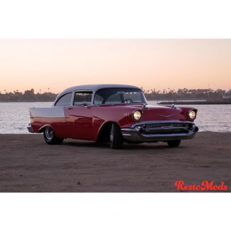 '57 Chevy 150 Sunset Poster