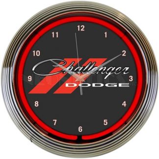 Neonetics Dodge Challenger Red Neon Clock (CCC)