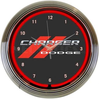 Neonetics Dodge Charger Red Neon Clock (CCC)