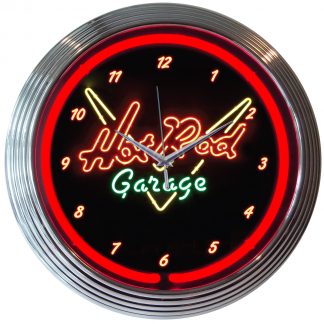 Neonetics Hot Rod Garage Neon Clock (CCC)