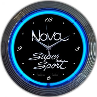 Neonetics Chevy Nova SS Neon Clock (CCC)