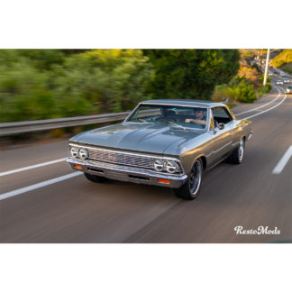 66 Chevelle Rush Hour Race Poster