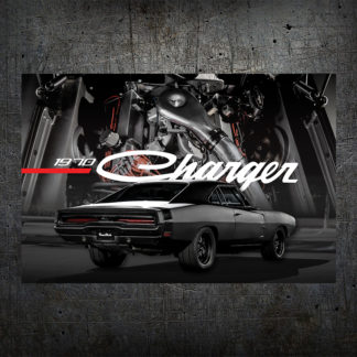 70 Charger "Ghosted" Poster
