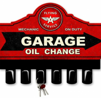Flying A Service Metal Sign & Key Holder (CCC)