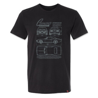 Camaro Blueprint Black T-Shirt